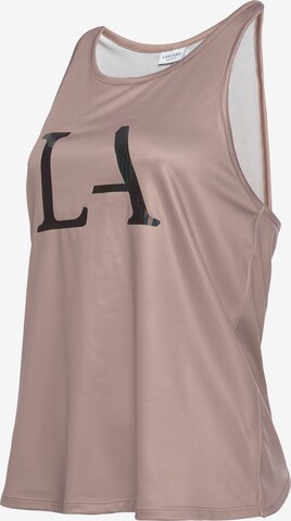 LASCANA ACTIVE Sports Top in Beige