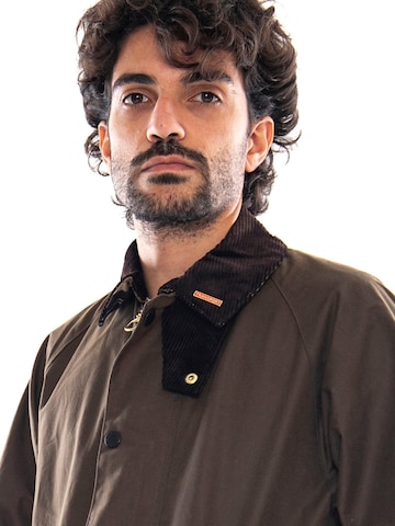 Veste mi-saison Barbour en marron