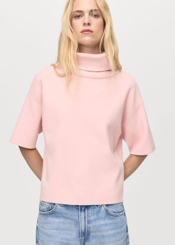 MANGO Sweater 'Comfy' in Pink: front
