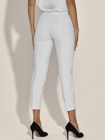 Coupe slim Pantalon MADELEINE en blanc