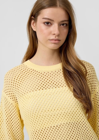Pull-over QS en jaune