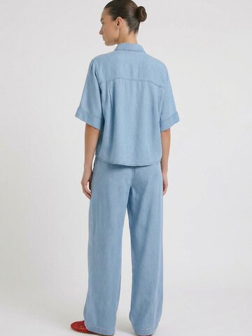 OUI Bluse in Blau