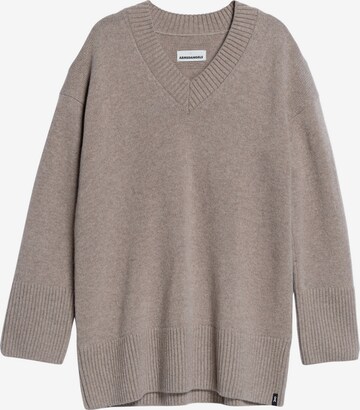 ARMEDANGELS Sweater 'CARDAA' in Brown: front