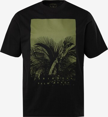 T-Shirt JP1880 en noir : devant