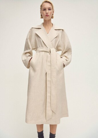 MANGO Between-Seasons Coat 'Wanalino' in Grey: front
