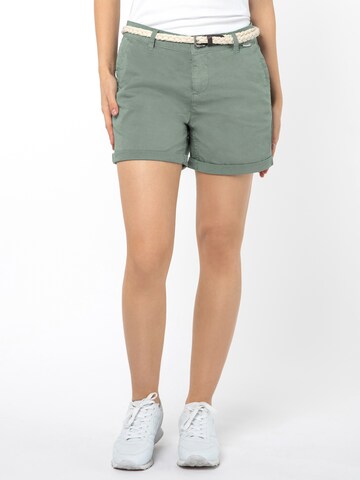 Sublevel Regular Chino in Groen: voorkant