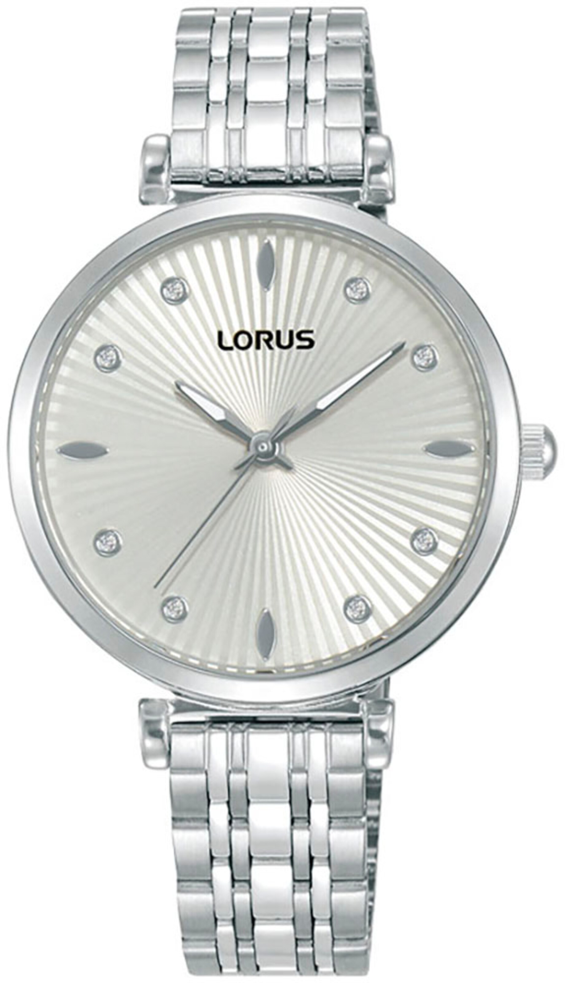 LORUS Analoguhr in Silber: Vorderseite