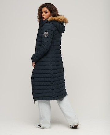 Superdry Wintermantel 'Fuji' in Blauw