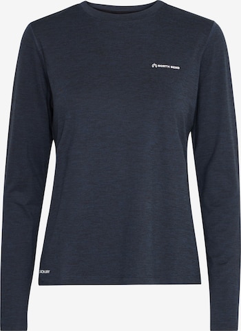 North Bend - Camiseta funcional en azul: frente