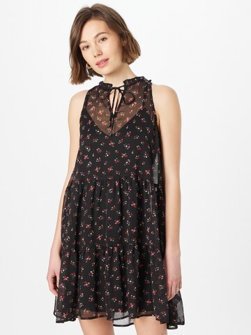 Robe 'Paola' ABOUT YOU en noir : devant