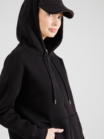 Trendyol Sweatjacke in Schwarz