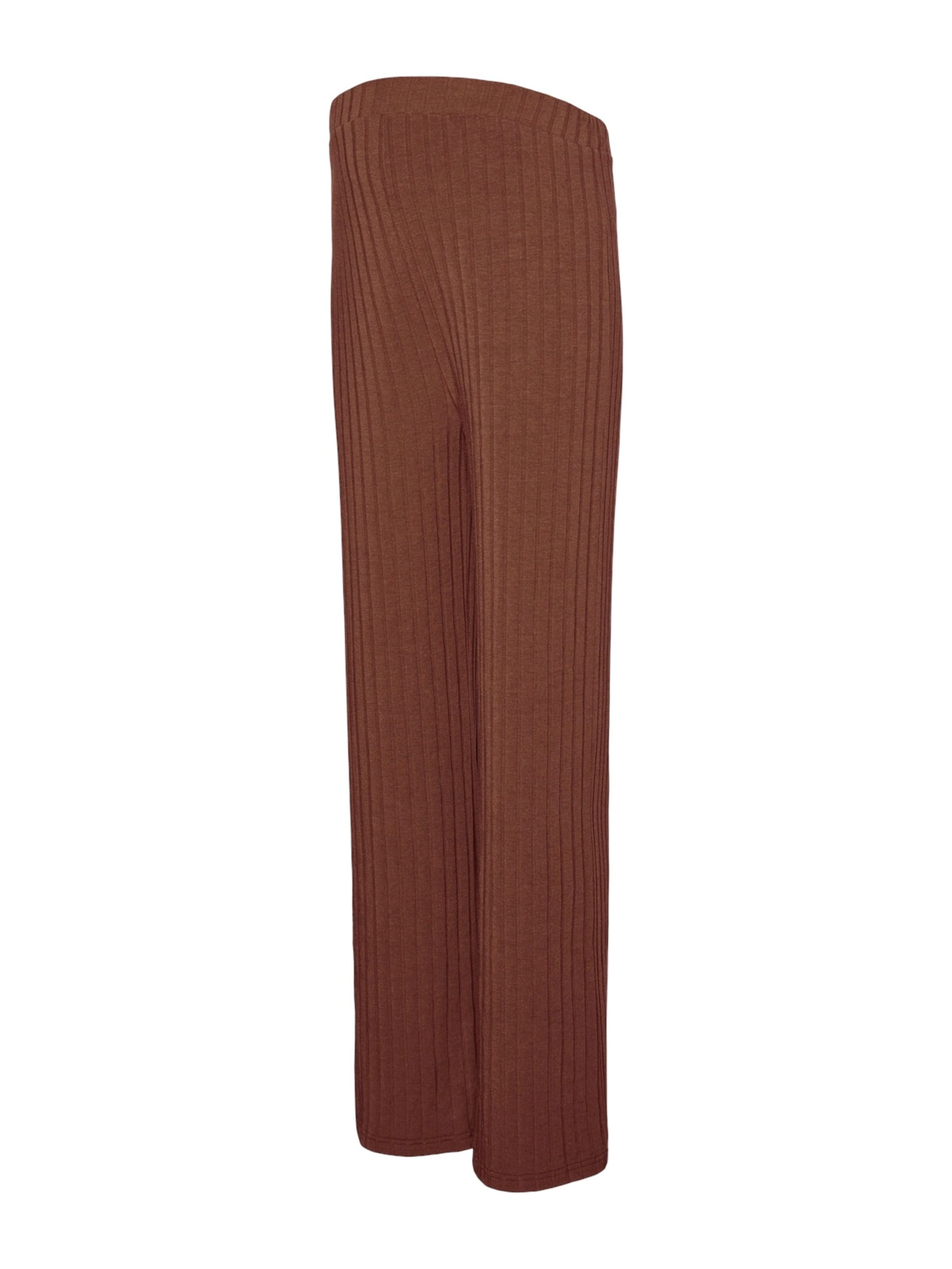 MAMALICIOUS - Pierna ancha Pantalón en marrón: frente
