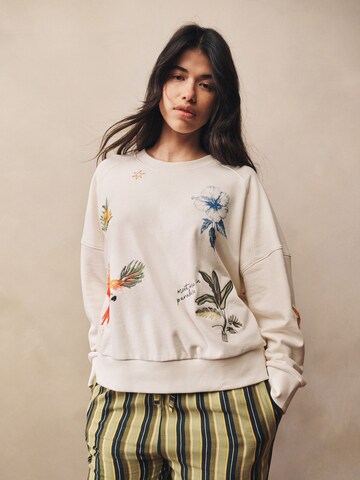 Next Tréning póló - bézs: elől