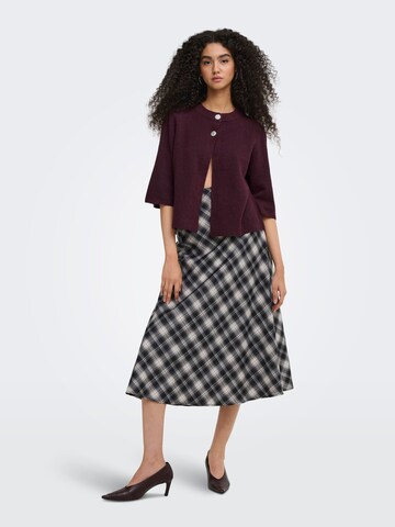JDY Gebreid vest 'JDYSuper' in Lila