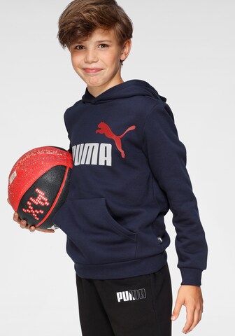 PUMA Sweatshirt 'Essentials' in Blau: Vorderseite