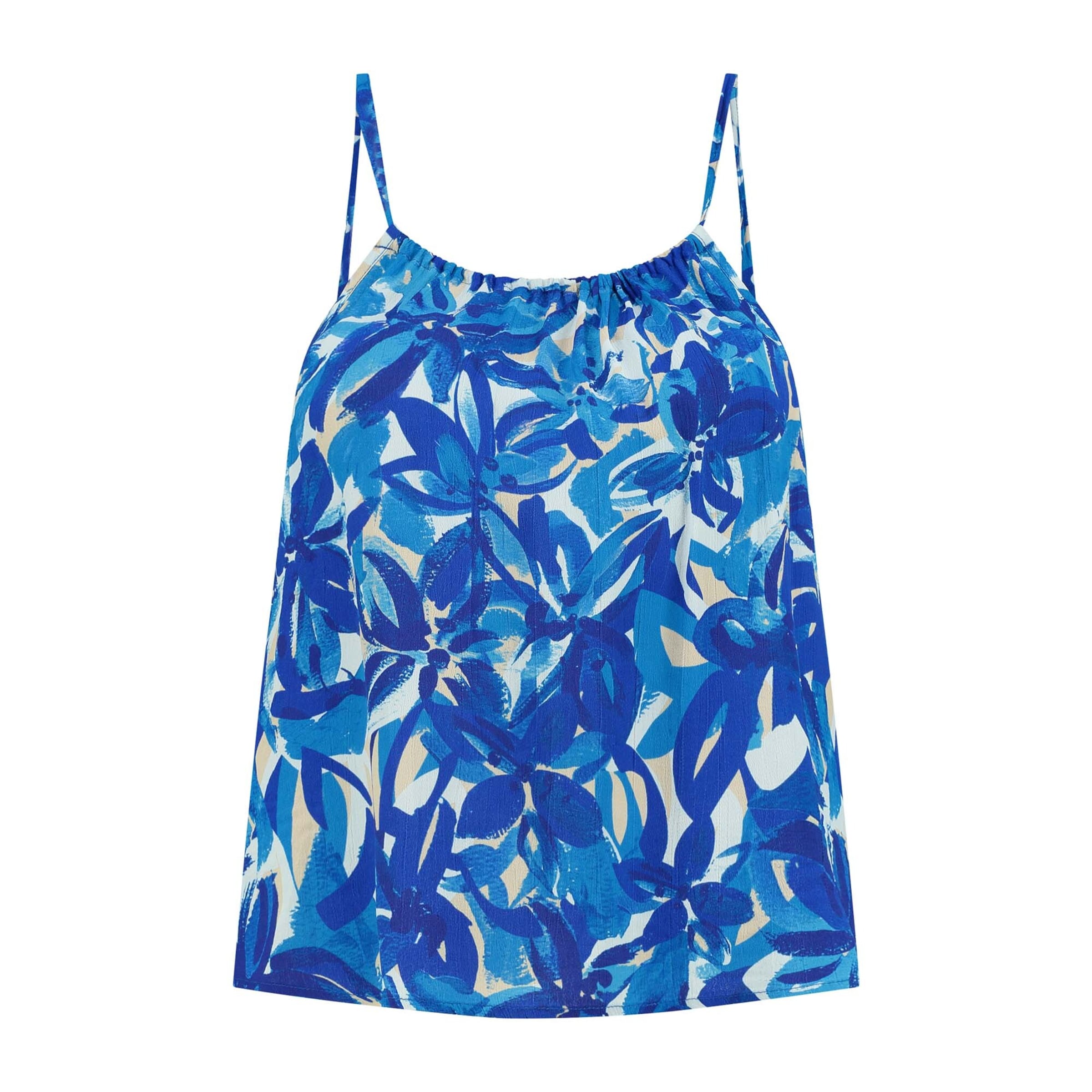 Shiwi Blúzka 'Oviedo' - Modrá: predná strana