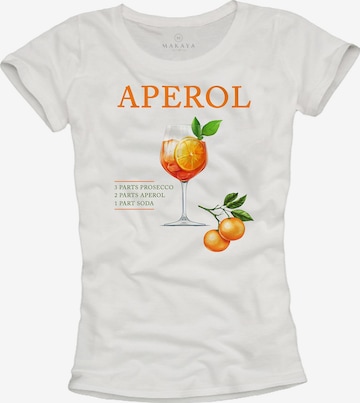 MAKAYA Shirt 'Aperoli' in White: front