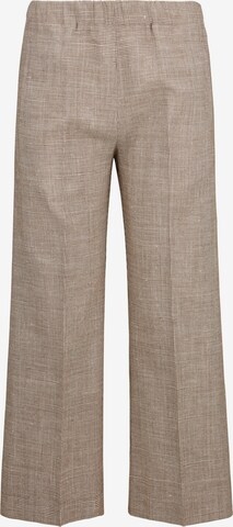 True NYC Denim Pleated Pants in Brown: front