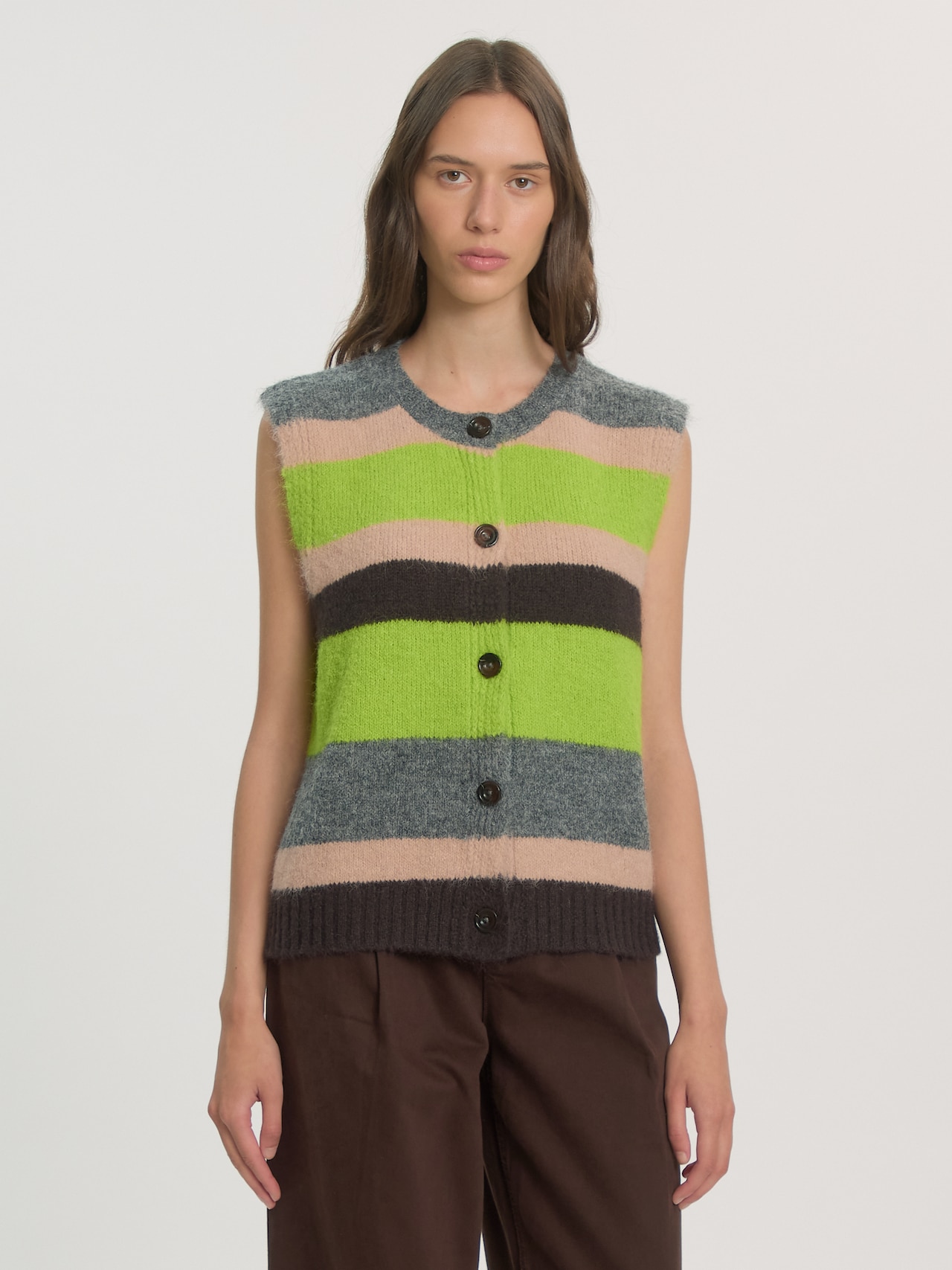 EDITED Nieuwigheden Bodywarmer 'Wedeke' Bruin