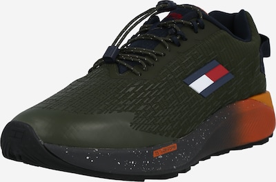 Pantofi sport Tommy Sport pe bleumarin / verde închis / roșu / alb, Vizualizare produs