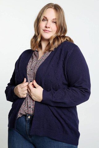 Paprika Knit Cardigan in Blue: front