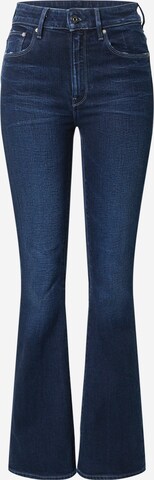 G-Star RAW Flared Jeans ''3301' i blå: framsida