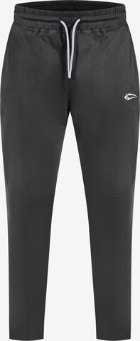 Smilodox Tapered Broek 'Leon' in Zwart: voorkant