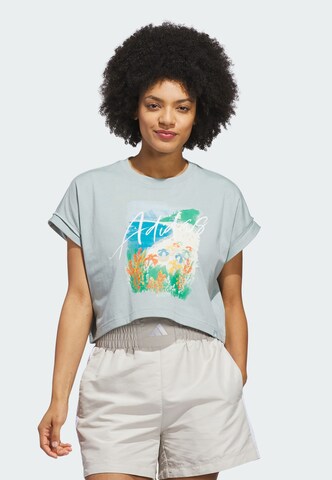 ADIDAS SPORTSWEAR Performance shirt 'Summer Romance' in Green: front