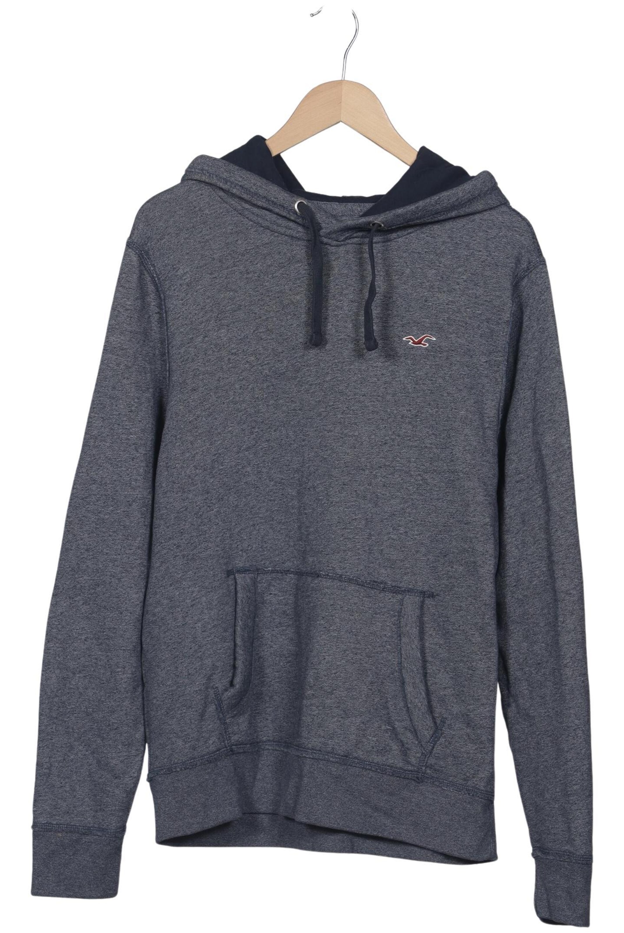 HOLLISTER Sweatshirt & Zip-Up Hoodie in L in Grey: front
