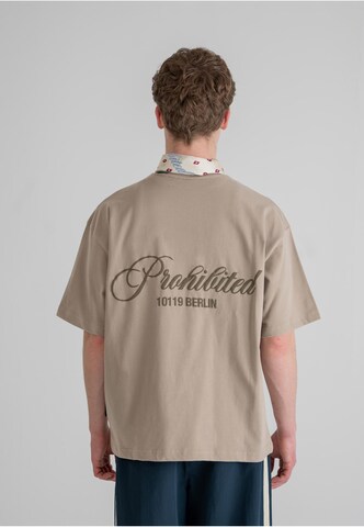 T-Shirt 'Hometown' Prohibited en gris