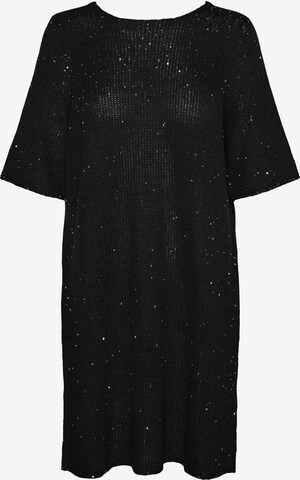 VERO MODA - Vestido de punto 'LEILANI' en negro: frente