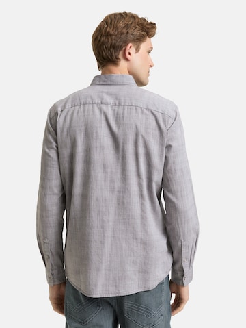TOM TAILOR Regular fit Overhemd in Grijs