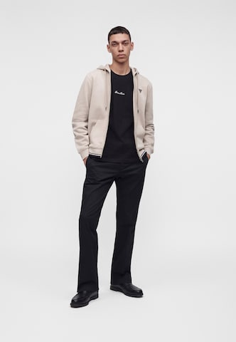 GUESS Sweatjacke in Beige