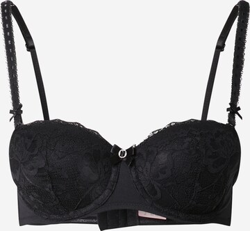 Hunkemöller - Balconet Sujetador 'Maya' en negro: frente