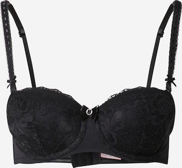 Balconnet Soutien-gorge 'Maya' Hunkemöller en noir : devant