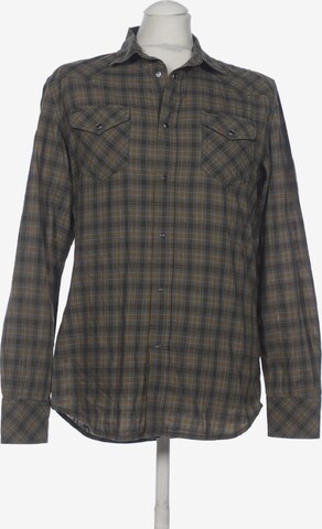 DIESEL Button Up Shirt in M in Green: front