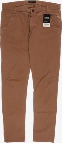 REPLAY Pants in M in Brown: front