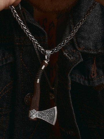 REYTEL Ketting 'SPIKE' in Zilver