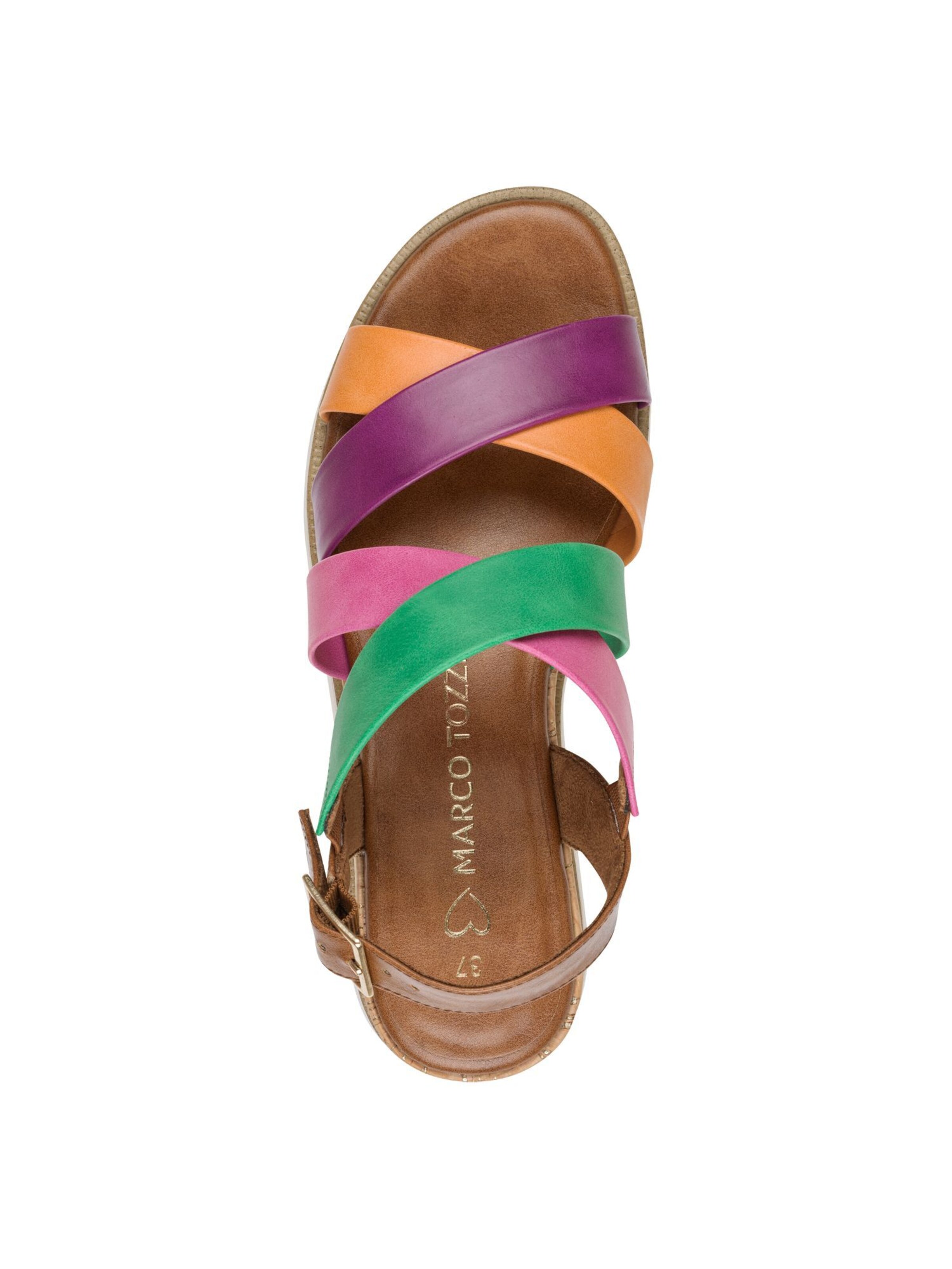 Sandales MARCO TOZZI en mélange de couleurs