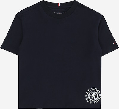 TOMMY HILFIGER T-Shirt in nachtblau / weiß, Produktansicht