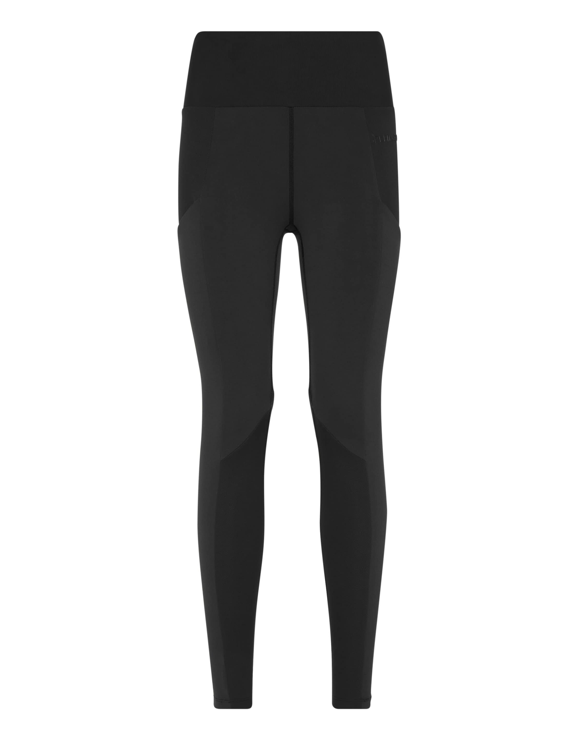Plein Sport - Skinny Calças de desporto em preto: frente