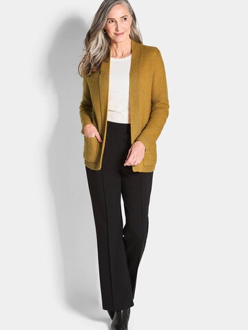 Goldner Strickjacke in Gelb