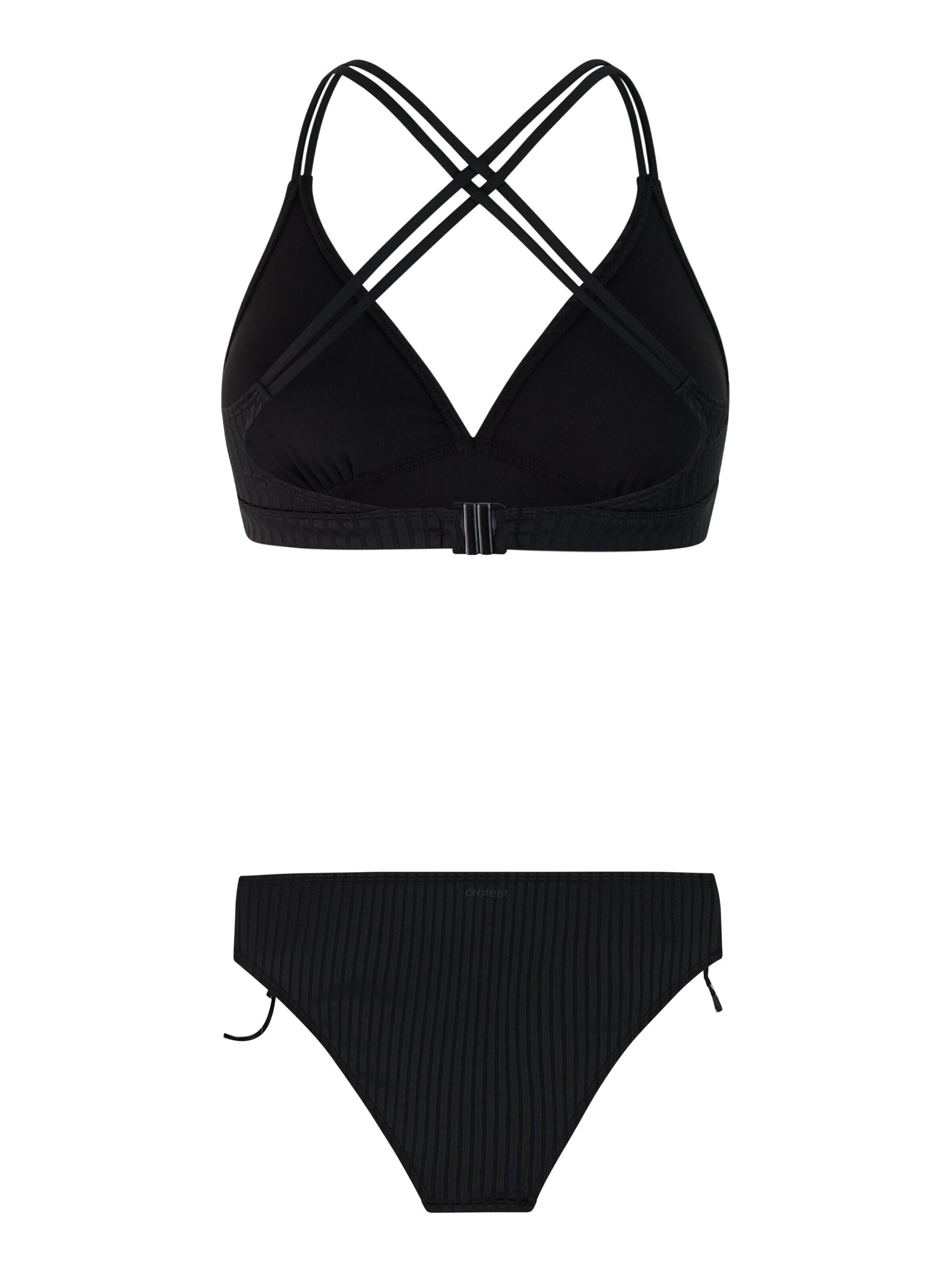 PROTEST Triangel Bikini 'PRTCosta' in Zwart