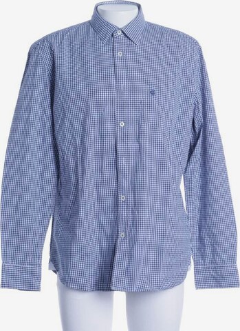 Marc O'Polo Button Up Shirt in XL in Blue: front