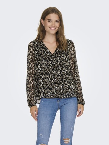 ONLY Bluse 'Luna' i sort: forside