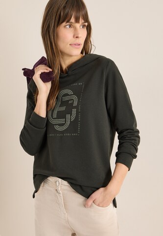 CECIL Sweatshirt in Green: front