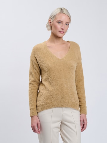 Influencer - Jersey en marrón: frente