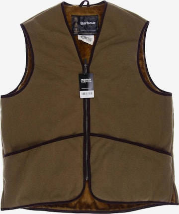 Barbour Vest in M in Brown: front