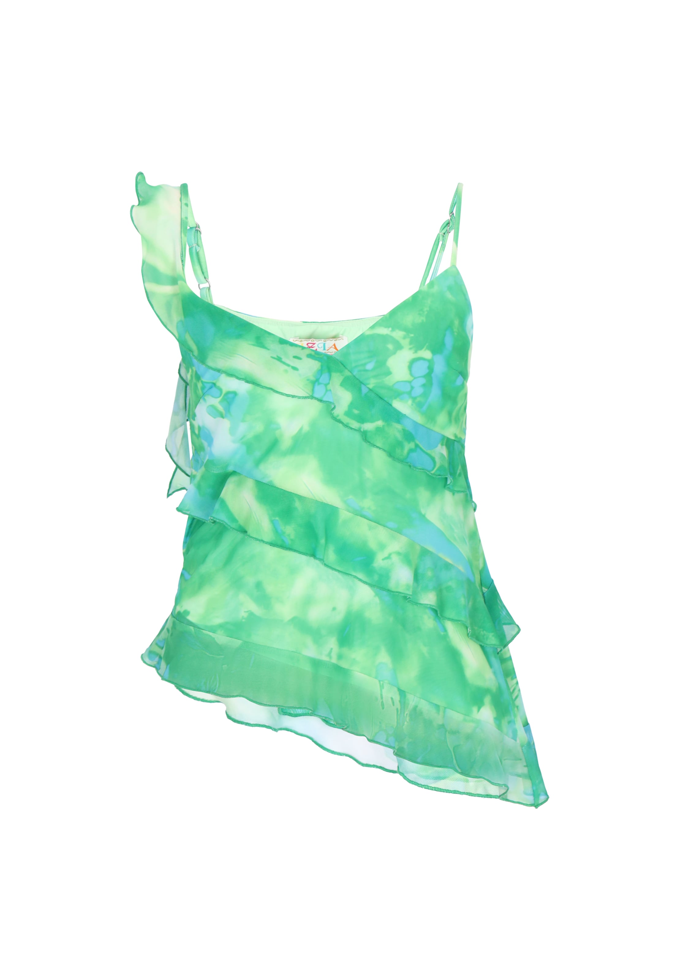 IZIA - Top 'Festival Collection' en verde: frente