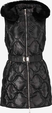 Gilet faina en noir : devant